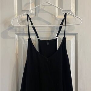 Black Spaghetti Strap romper